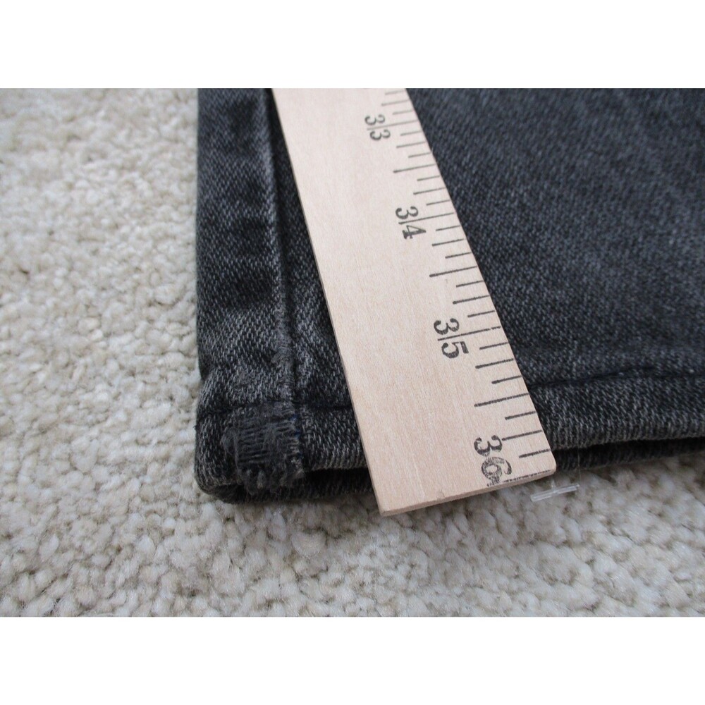VINTAGE Wrangler Jeans Mens 30x36 Black 13MWZ Cowboy Straight Western Denim USA - Picture 9 of 14